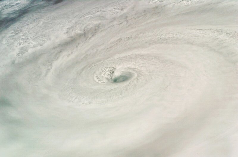 9. Ураган «Дин» (NASA)