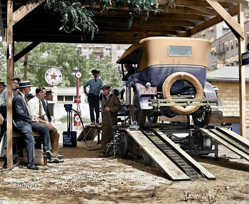 Заправочная станция в Вашингтоне, 1924