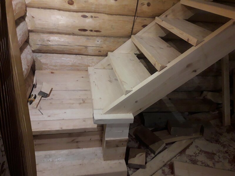 Инструкция, как сделать деревянную приставную лестницу своими руками