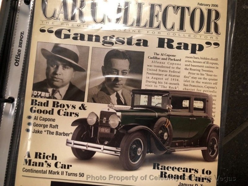 Пуленепробиваемый Cadillac 1928 года, когда-то принадлежавший Аль Капоне, выставлен на продажу
