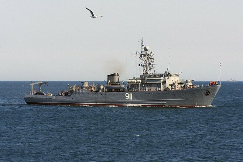 Тральщики Черноморского флота «Ковровец» и «Иван Голубец» сдали вторую курсовую задачу