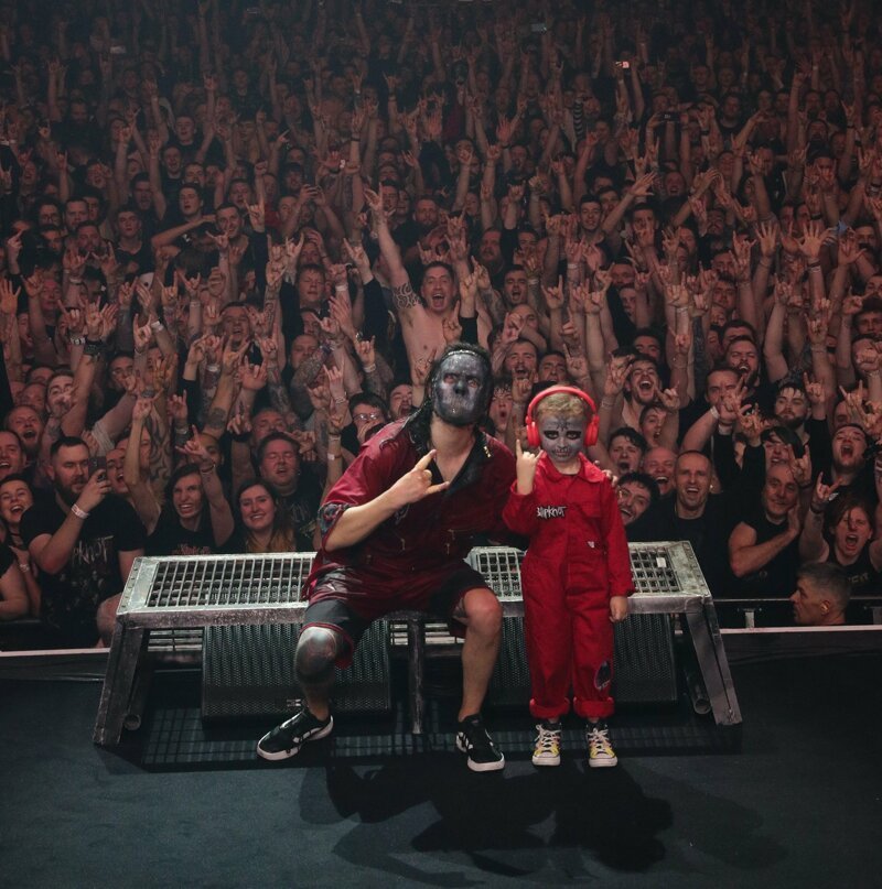 5-летний мальчик зажег на концерте Slipknot и прославился