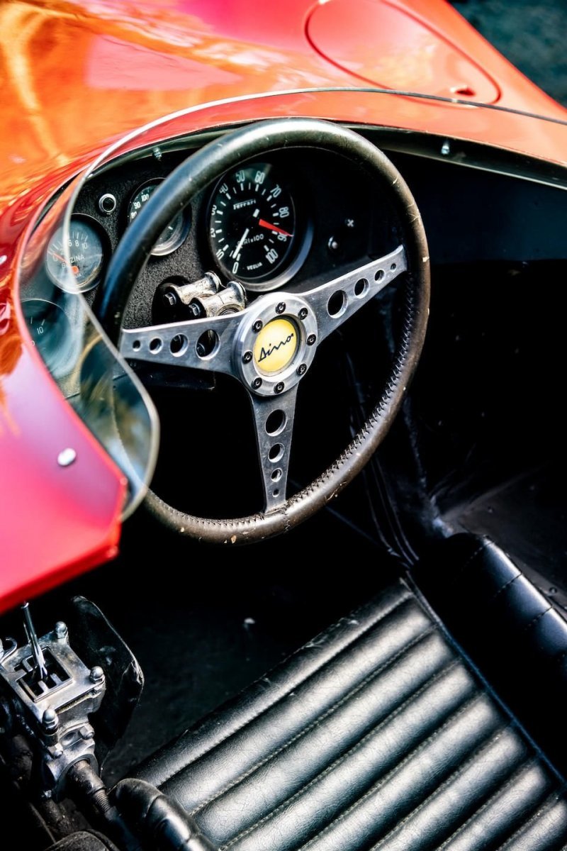 Редкий гоночный 1966 Ferrari Dino Sports Prototype будет выставлен на торги