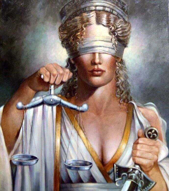 Почему богиня Фемида с завязанными глазами, и что пытались  продемонстрировать с помощью повязки древние греки?