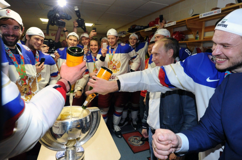 Май 2014 года - сборная Росси по хоккею стала чемпионом мира