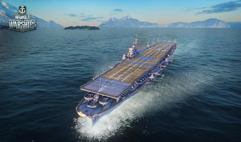 Авианосец Shōkaku в игре World of Warships
