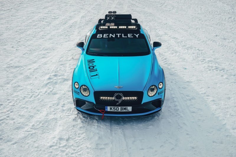 Bentley Continental GT Bomber Edition — внедорожное купе для лыжников