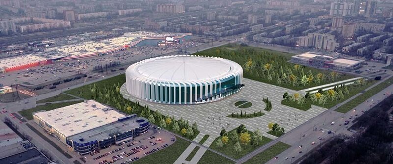 Согласно планам, так будет выглядеть новая хоккейная арена