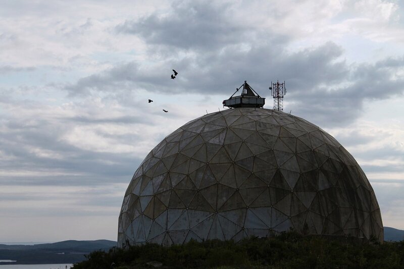 Владивосток, шар ПВО на сопке Монастырской
