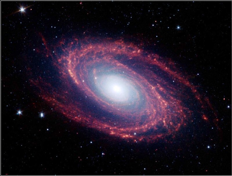 Галактика Боде (Messier 81) в созвездии Большая Медведица