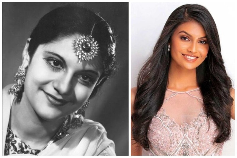 Мисс Индия Витория Абрахам, 1947 и Мисс Индия 2019 Суман Рао
