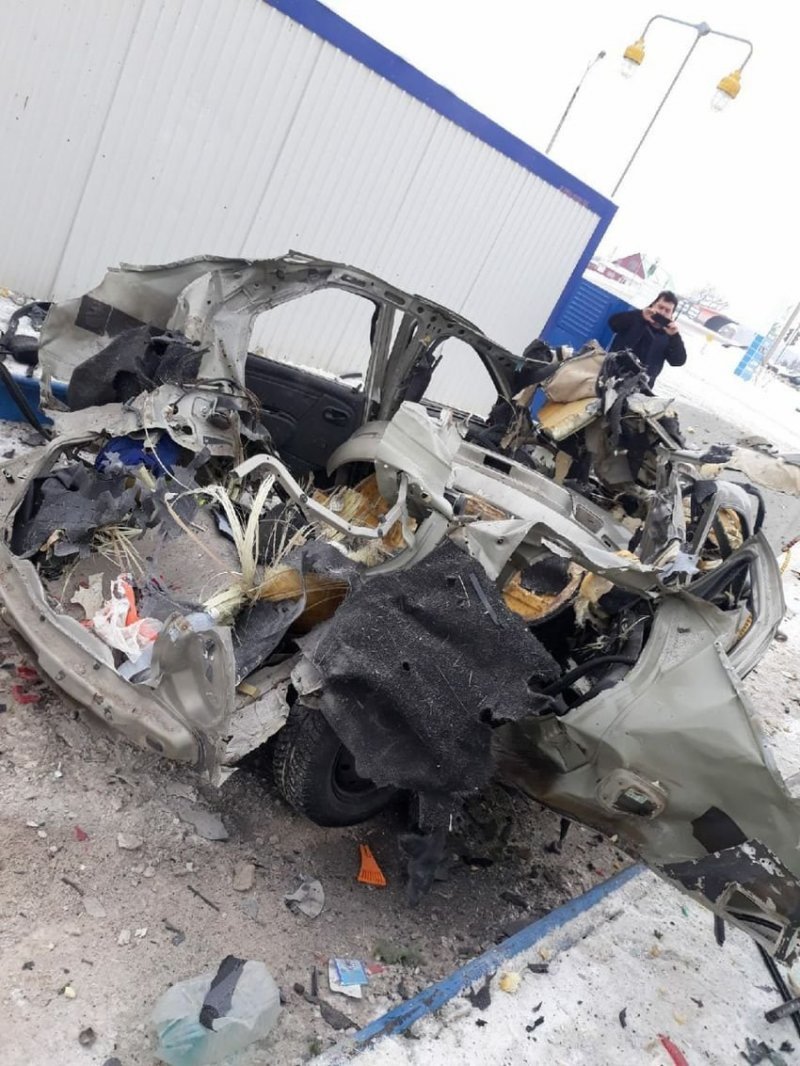 Машину разворотило в клочья: взрыв газового баллона на АЗС в Башкирии