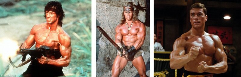 Мода на голливудские боевики вывела на первые планы образ мужчины-скалы