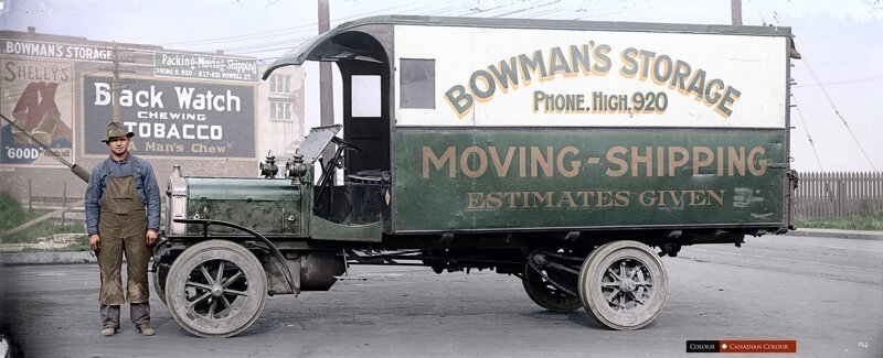 Грузовик для переездов - Ванкувер, Британская Колумбия - 1918 г.