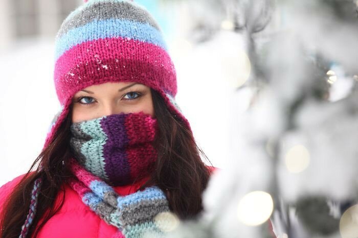 Вконтакте видео девушки обмотаны зимним шарфом