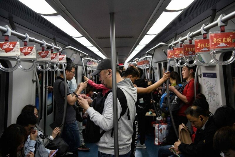 5. Пекинское метро 25 апреля 2018 года
