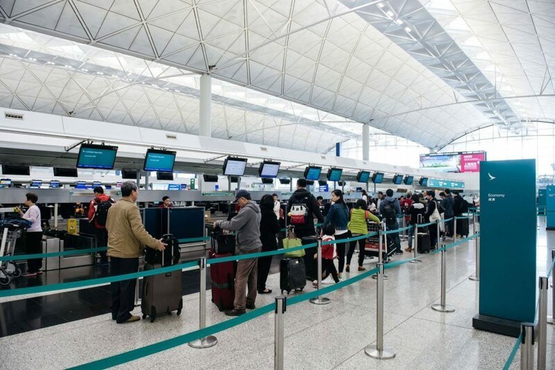 4. Международный аэропорт Гонконга 10 марта 2017 года