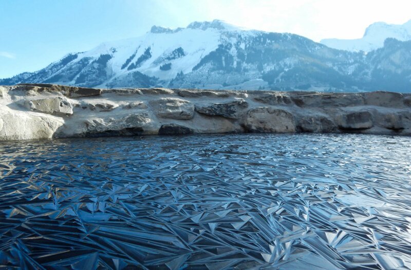 Полигональный лед, Швейцария