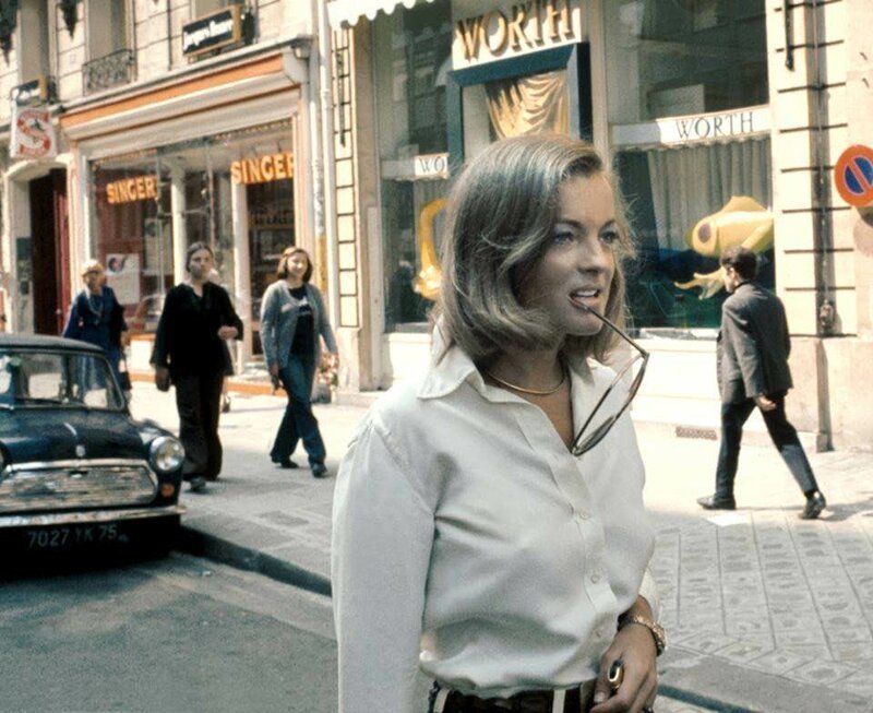 Роми Шнайдер. Париж. 1972
