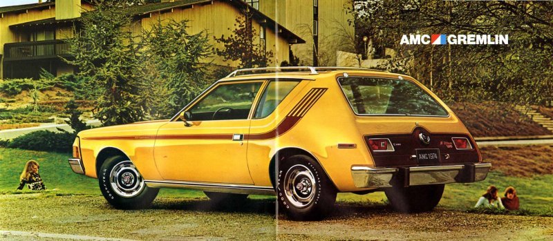 Так что назвать автомобиль Гремлином могли только в очень креативной компании… А представили публике AMC Gremlin в «день дурака» — 1 апреля 1970 года!
