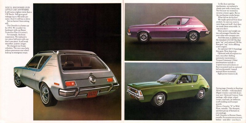 AMC Gremlin 1970-1978 – Первый американский компактный автомобиль