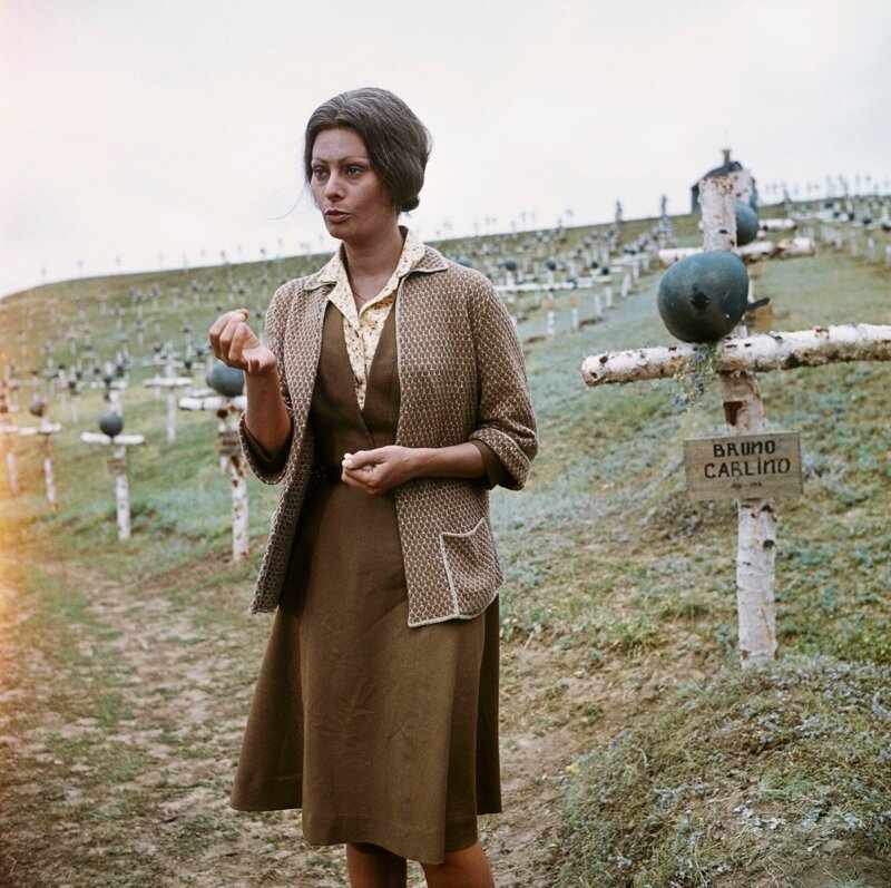 Софи Лорен под Полтавой в 1969-м снималась в фильме "Подсолнухи"