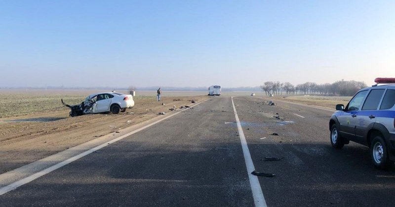 Авария дня. В Краснодарском крае женщина погибла в ДТП с рейсовым автобусом