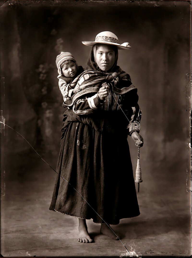 Фотографии начала XX века, запечатлевшие культуру и жизнь инков в перуанских Андах