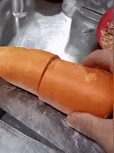 Стульчик из морквы