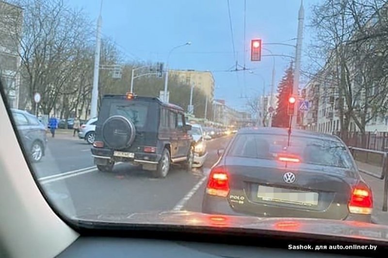 Авария дня. ДТП с участием трех машин в Минске