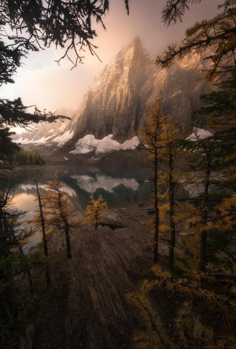 Озеро Фло, национальный парк Кутеней, Британская Колумбия, Канада