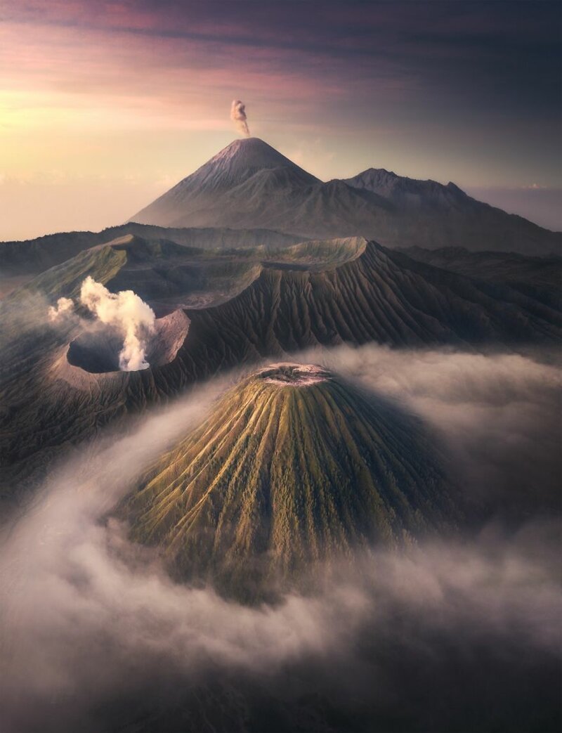 Вулкан Бромо, Индонезия. Тони Ванг