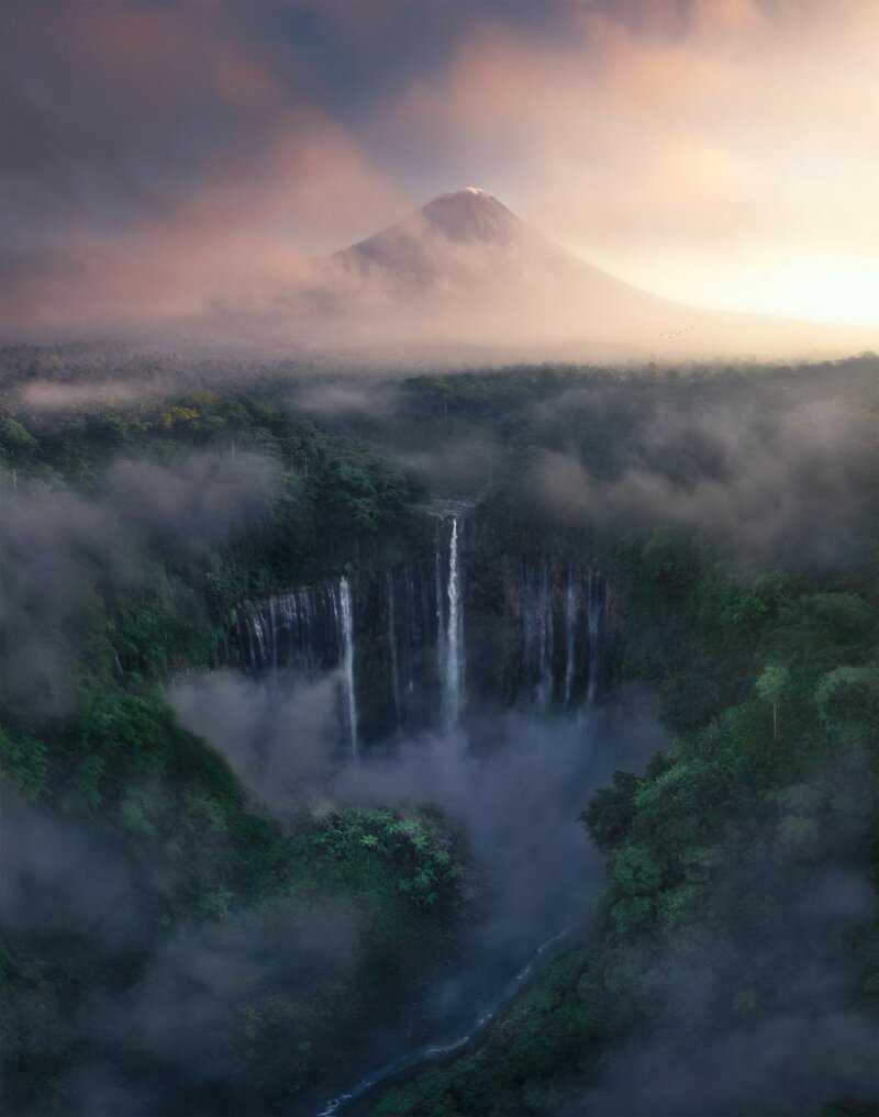 Водопады Тумпак Севу, Индонезия. Тони Ванг 