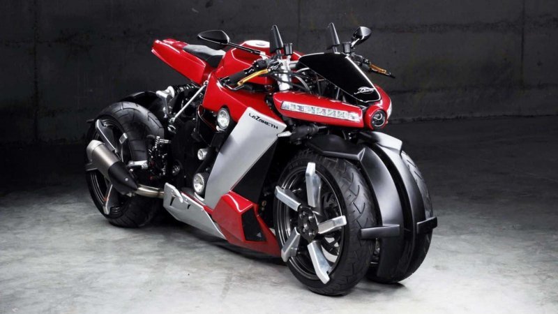 Lazareth LM 410 - сумасшедший четырехколесный мотоцикл с двигателем от Yamaha R1