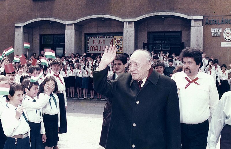 Человек-эпоха Янош Кадар, партийный лидер Венгрии с 1956 по 1988 год, в 1985 году 