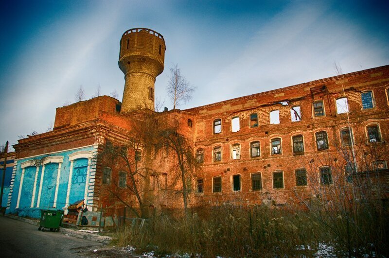 Клинцы, Брянская обл. Руины фабрики "Красный гигант"