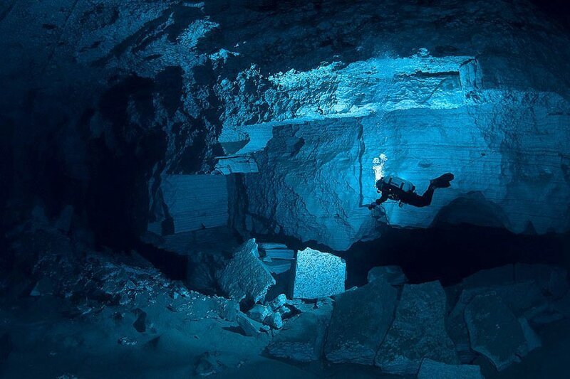 Ординская подводная пещера, Пермский край