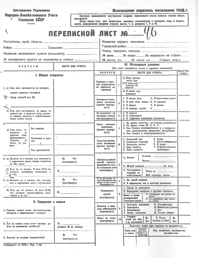 Почему Сталин засекретил результаты переписи населения 1937 года
