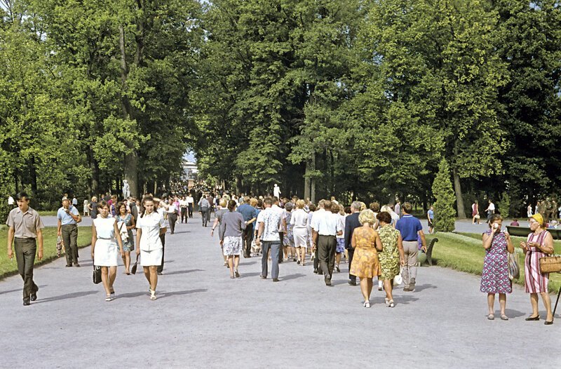 Ленинград и Петергоф в 1972 году