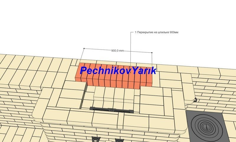 Уличная лежанка с камин-мангалом в хозяйстве Белые Пашни