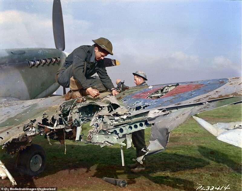 Американская авиация Второй мировой: старые фото в цвете