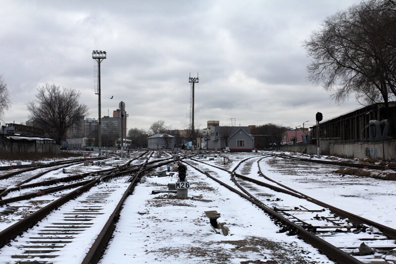 Грузовая железнодорожная станция Бойня в черте Москвы