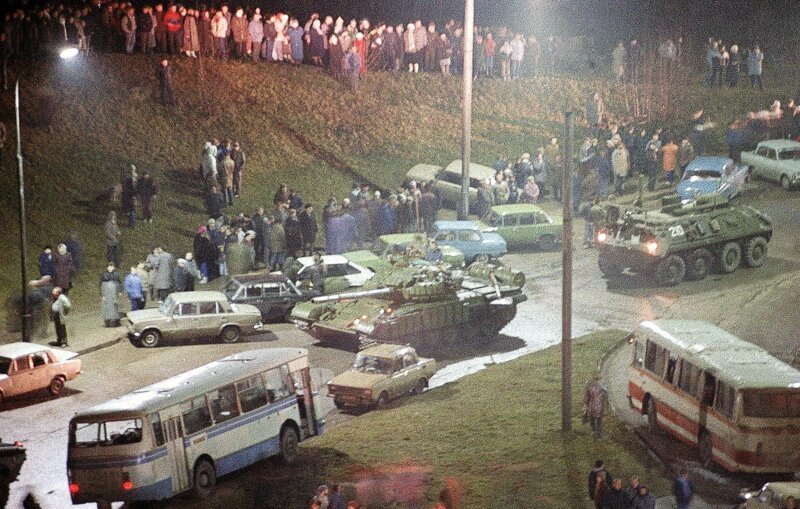 7. Начало распада СССР, Вильнюс, 13 января 1991 года