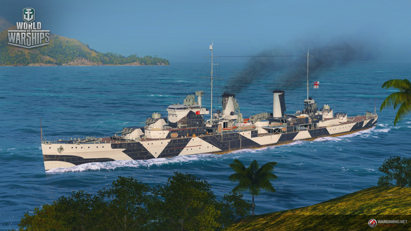 Крейсер Perth в «Мире кораблей»