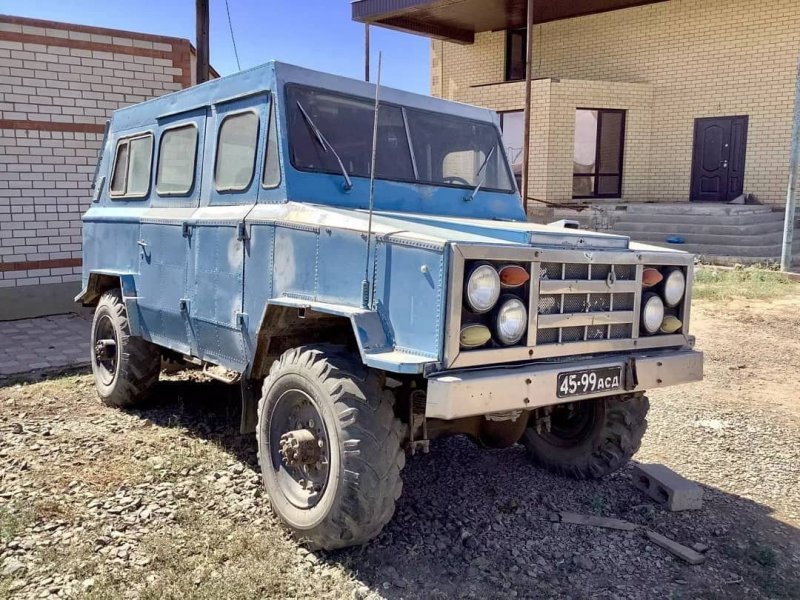 Самодельный внедорожник из Ахтубинска созданный на базе ГАЗ-67