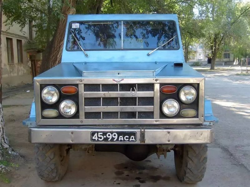 Самодельный внедорожник из Ахтубинска созданный на базе ГАЗ-67