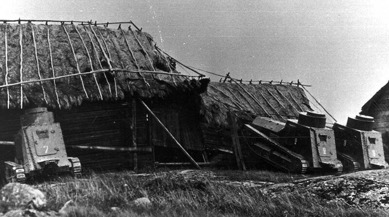 Первые танки шведской армии