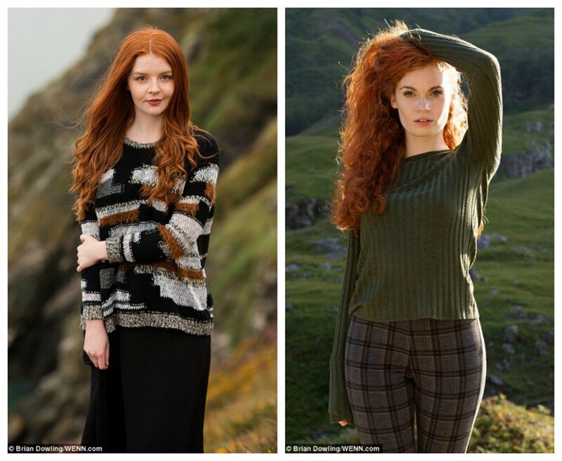 Кельтские красавицы: Грейс из Ирландии (слева) и Кристи из Шотландии.