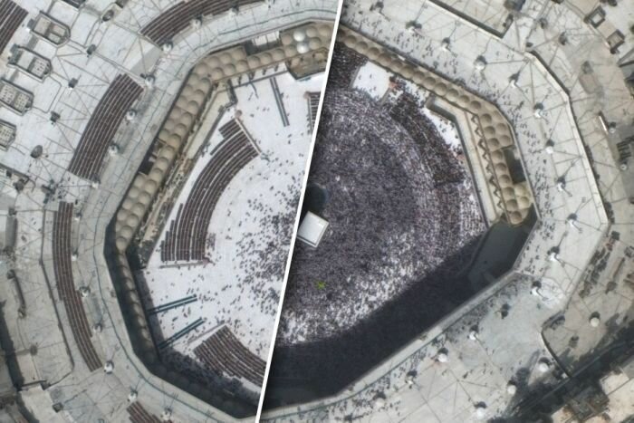 Спутниковые снимки показывают, как коронавирус меняет мир
