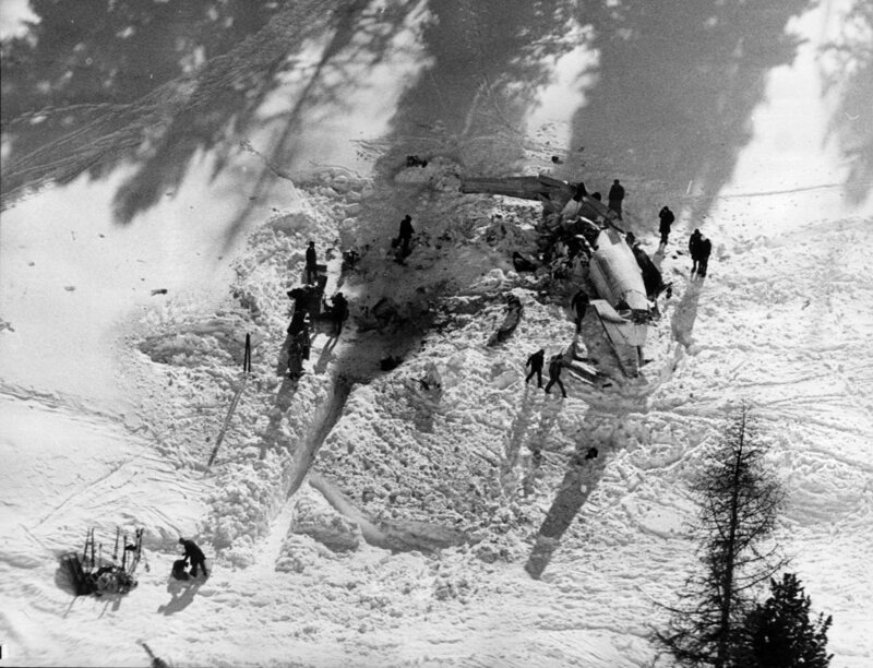 6 марта 1970 года. Швейцария, недалеко от Санкт-Морица. Катастрофа небольшого самолета Handley Page HP-137 Jetstream 1. Одиннадцать погибших - все, кто был на борту.
